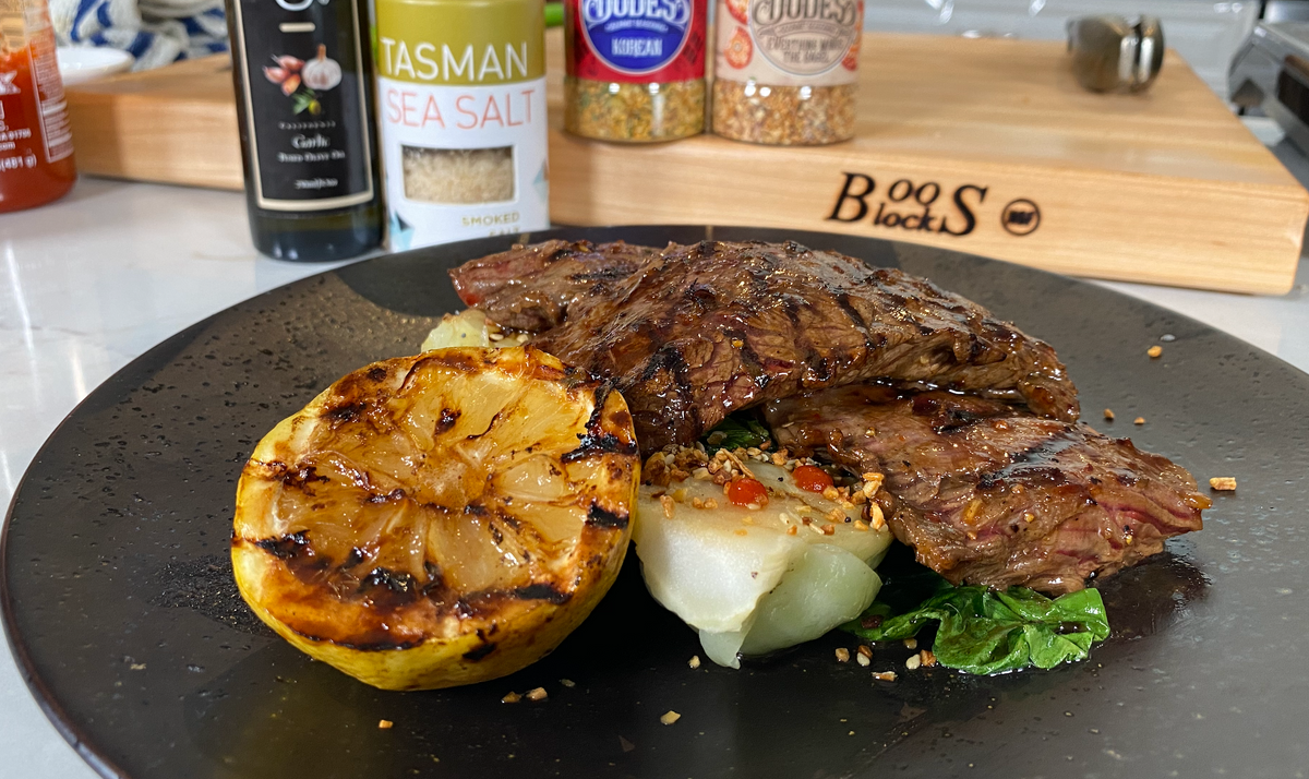 Korean Style Skirt Steak Recipe