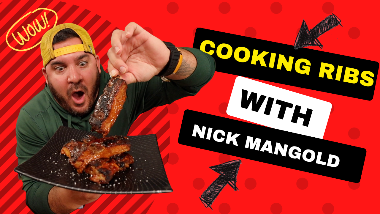 Cooking Ribs with Nick Mangold